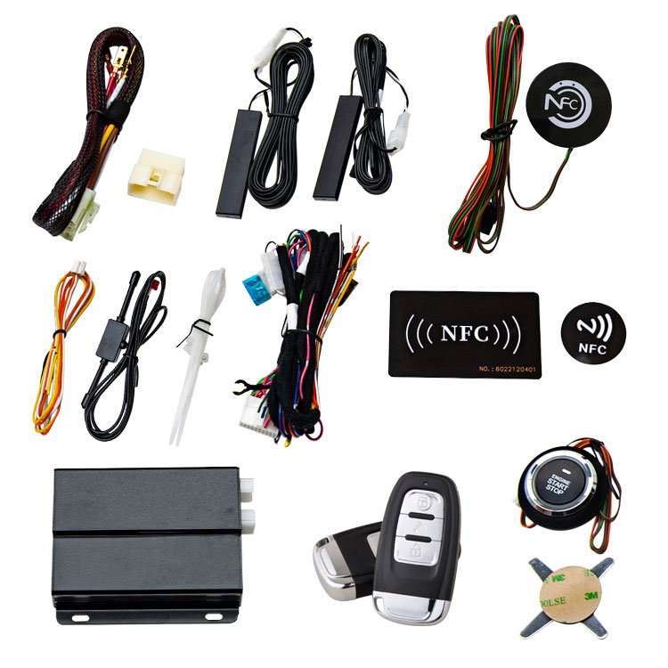New Arrival Smart Key Push Button Start System Remote Engine Starter Kits Car Alarm System Security